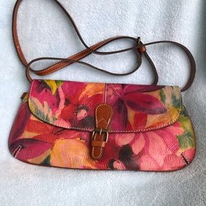 Patricia Nash colorful leather crossbody/hand bag